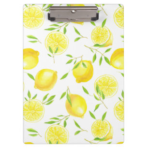 Porte-bloc Citrons et feuilles