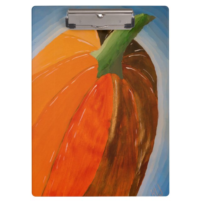 Porte-bloc Citrouille gai (Devant)