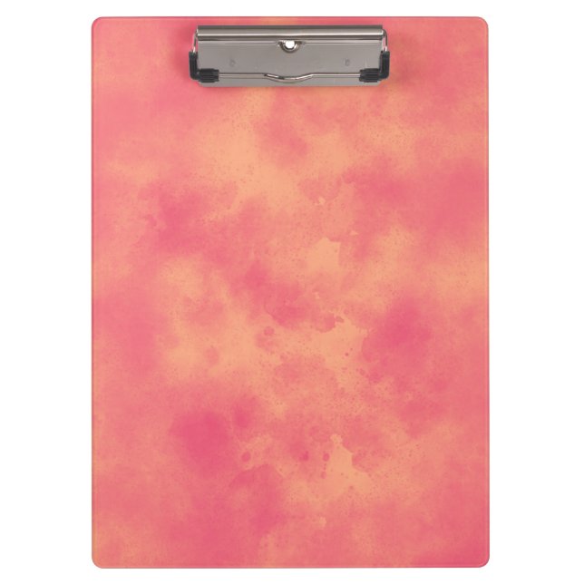 Porte-bloc Clair tempête, effet Cloud motif Peach (Devant)