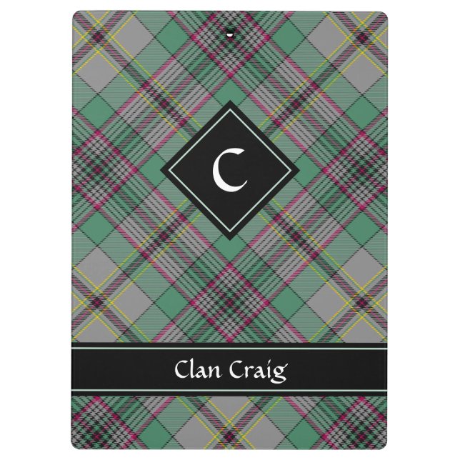 Porte-bloc Clan Craig Tartan Porte - bloc (Dos)