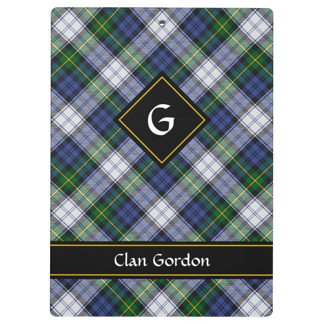 Porte-bloc Clan Gordon habit Porte - bloc Tartan (Dos)