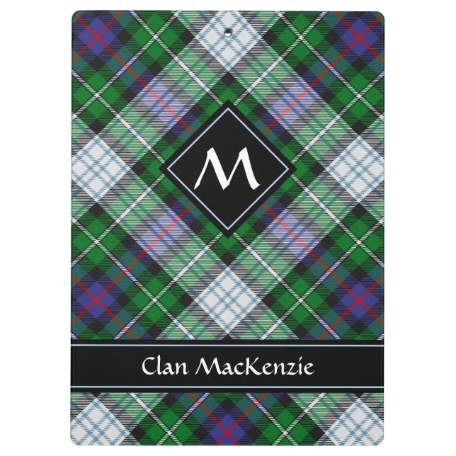 Porte-bloc Clan MacKenzie habit Tartan Porte - bloc (Dos)