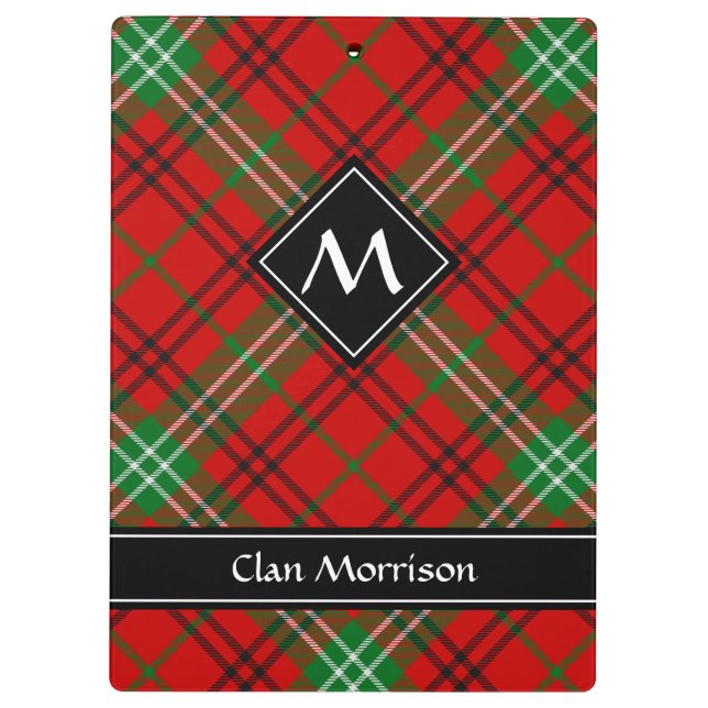 Porte-bloc Clan Morrison Porte - bloc Tartan Rouge (Dos)