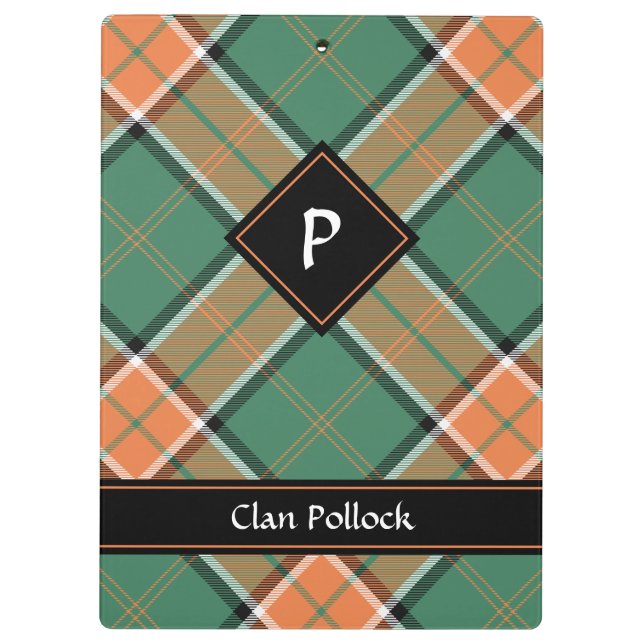 Porte-bloc Clan Pollock Tartan Porte - bloc (Dos)