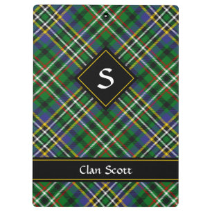 Porte-bloc Clan Scott Green Tartan Porte - bloc