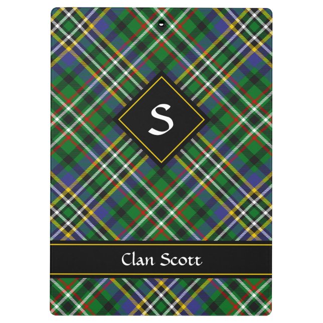Porte-bloc Clan Scott Green Tartan Porte - bloc (Dos)