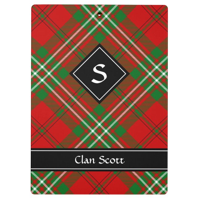 Porte-bloc Clan Scott Red Tartan (Dos)