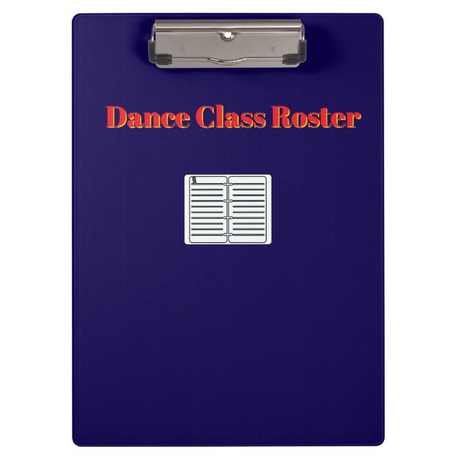 Porte-bloc Classe de danse (Devant)