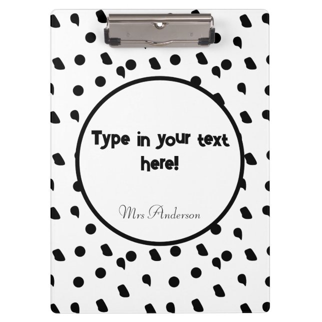 Porte-bloc classeur personnalisé, classeur boho, personnalisa (Devant)