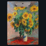 Porte-bloc Claude Monet - Bouquet de tournesols<br><div class="desc">Bouquet de tournesols / Bouquet de tournois - Claude Monet,  Huile sur toile,  1881</div>