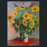 Porte-bloc Claude Monet - Bouquet de tournesols<br><div class="desc">Bouquet de tournesols / Bouquet de tournois - Claude Monet,  Huile sur toile,  1881</div>