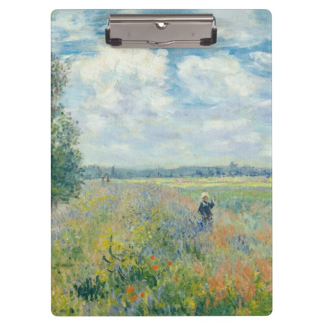 Porte-bloc Claude Monet - Champs de pavot près d'Argenteuil ( (Devant)