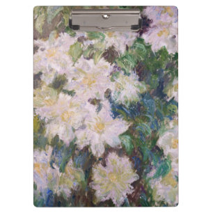 Porte-bloc Claude Monet - Clématites blanches