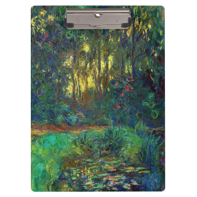 Porte-bloc Claude Monet - Coin d'un étang avec des Nénuphars (Devant)
