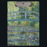 Porte-bloc Claude Monet - Eau Lily étang, Harmonie verte<br><div class="desc">Etang Lily,  Harmonie Verte / Le Bassin aux Nympheas,  Harmonie Verte par Claude Monet en 1899</div>