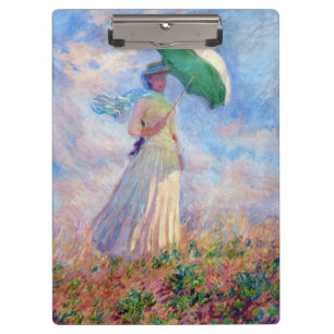 Porte-bloc Claude Monet - Femme à l'ombrelle tournée vers la