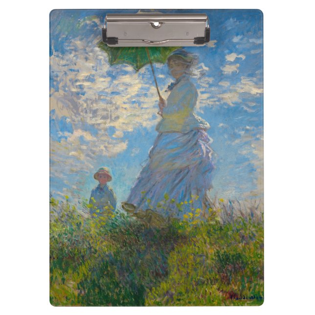 Porte-bloc Claude Monet Femme avec un parasol (Devant)