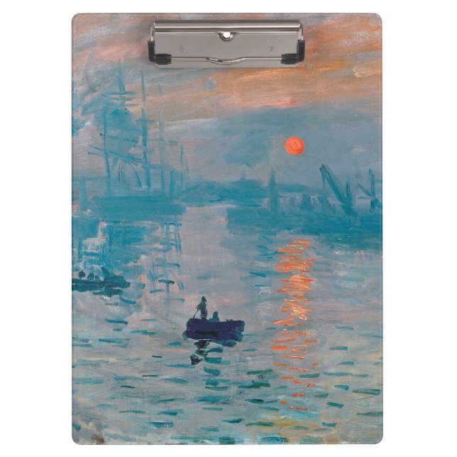 Porte-bloc Claude Monet Impression Soleil Levant Français (Devant)