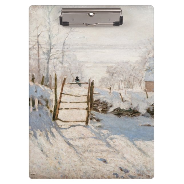 Porte-bloc Claude Monet - La Pie (Devant)