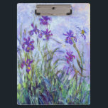 Porte-bloc Claude Monet - Lilac Irises / Iris Mauves<br><div class="desc">Lilac Irises / Iris Mauves - Claude Monet,  1914-1917</div>