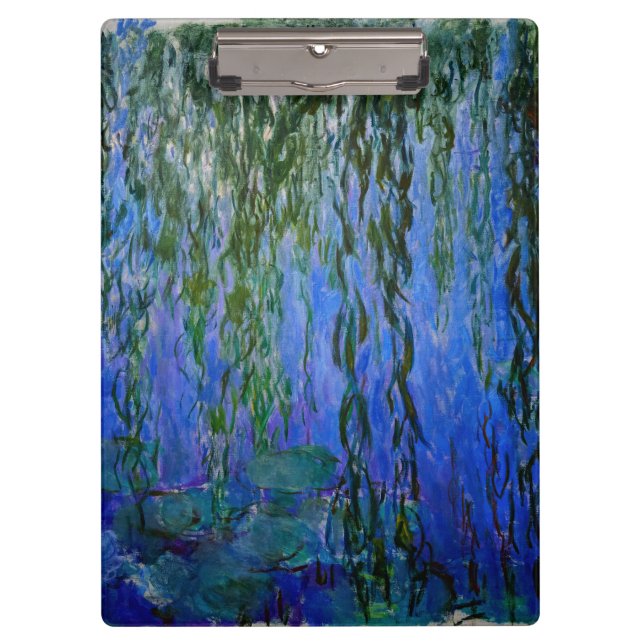 Porte-bloc Claude Monet - Lys d'eau avec saule plumant (Devant)