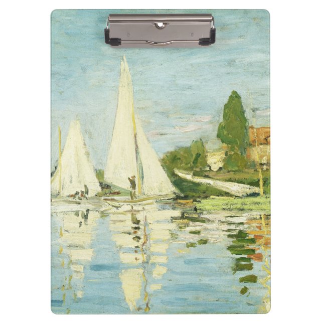 Porte-bloc Claude Monet. Régates à Argenteuil (Devant)