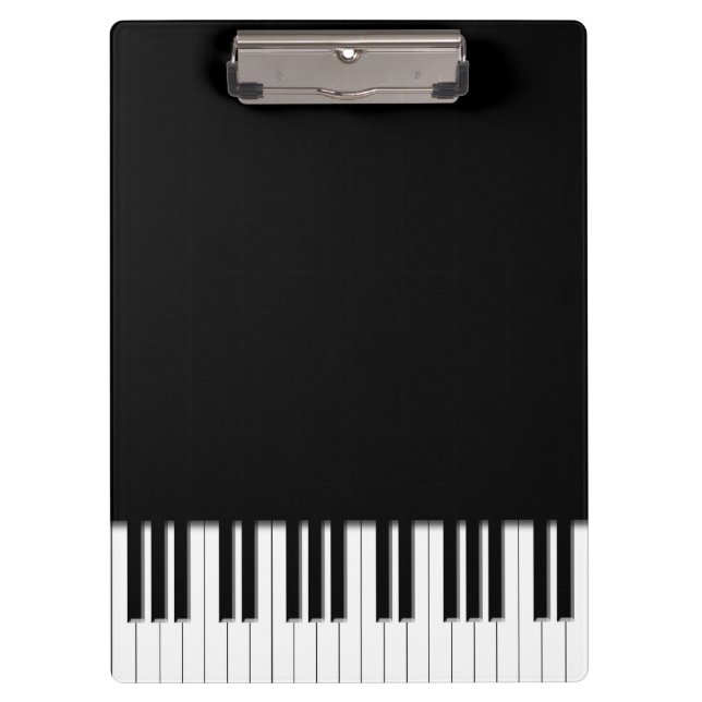 Porte-bloc Clés de clavier de piano (Devant)