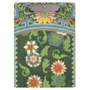 Porte-bloc Cloisonne Chine Patter Asiatique Oriental