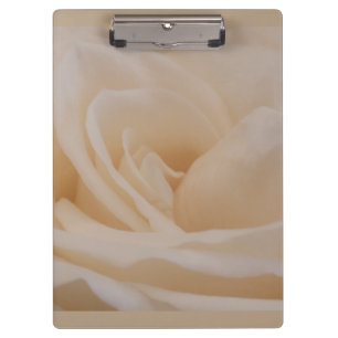Porte-bloc Closeup Rose couleur crème