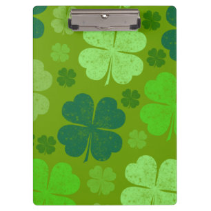 Porte-bloc Clovers verts, Lucky Clovers, Saint Patrick's Day