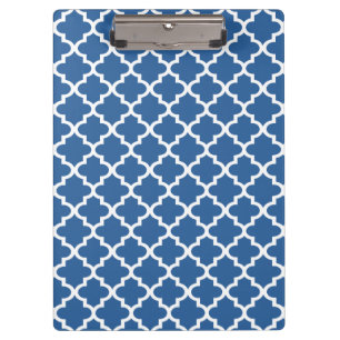 Porte-bloc Cobalt Bleu clair Trellis Marocain