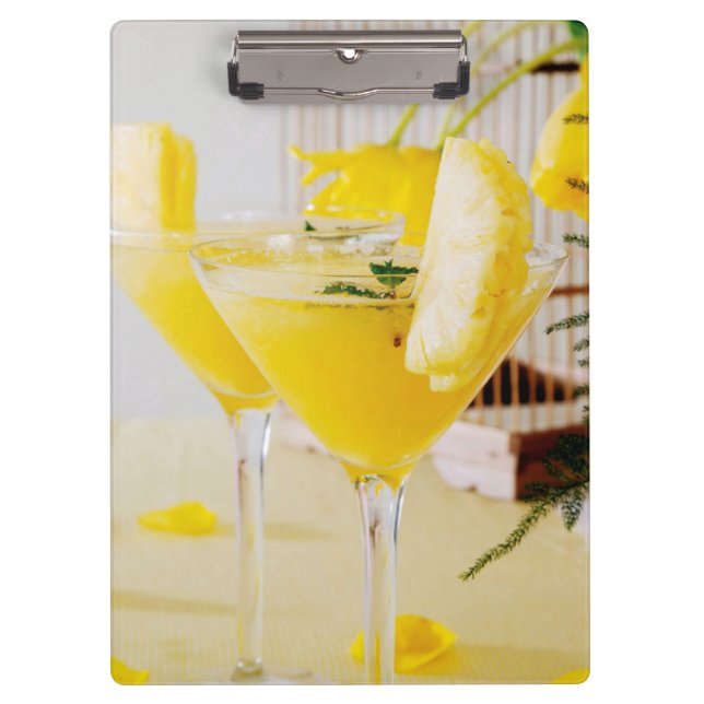 Porte-bloc Cocktail Fresca à l'ananas et au gingembre (Devant)
