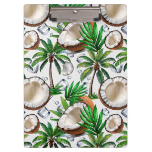 Porte-bloc Cocotier Palm Tree Tropical Motif Design
