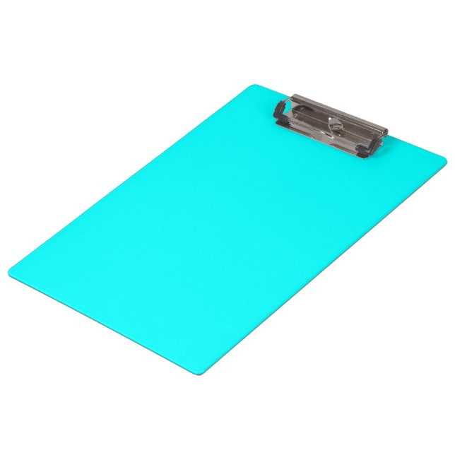 Porte-bloc Code hexadécimal bleu néon 00ffff (Incliné)