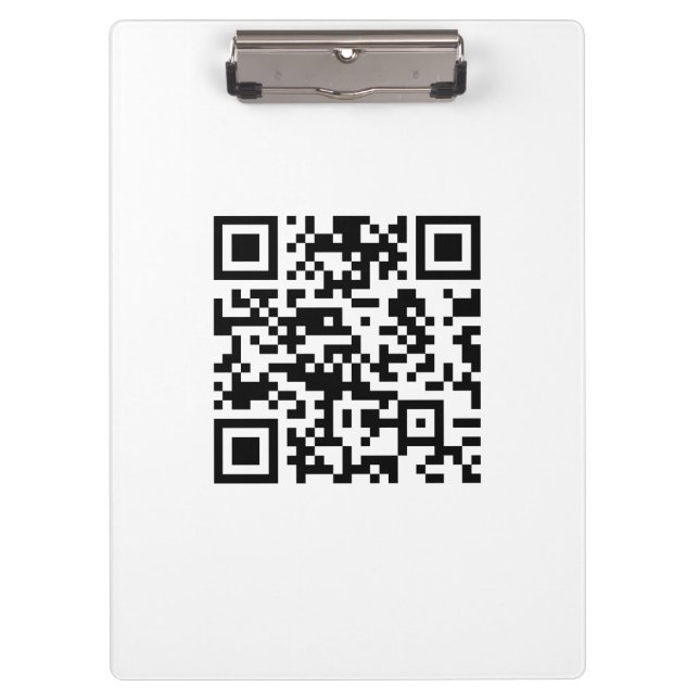 Porte-bloc Code QR créé instantanément (en entrant votre URL) (Devant)