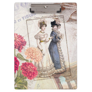 Porte-bloc Collage de mode victorien