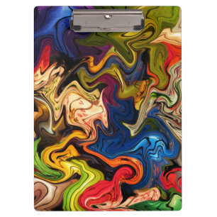 Porte-bloc coloré, gai, coloré + motif, textile