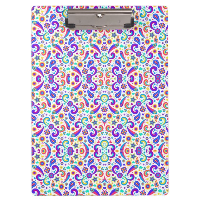 Porte-bloc Colorful clipboard with a vibrant (Devant)