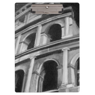 Porte-bloc Colosseum romain avec les dessins architecturaux