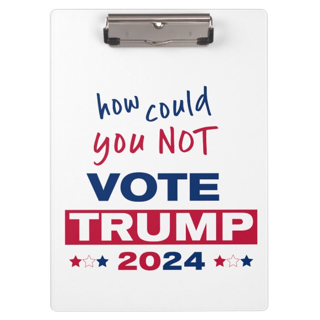 Porte-bloc Comment ne pas voter TRUMP 2024 (Devant)