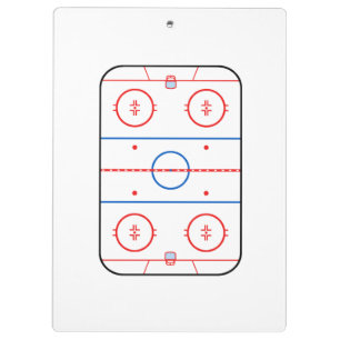 Porte-bloc Compagnon de match de hockey de diagramme de