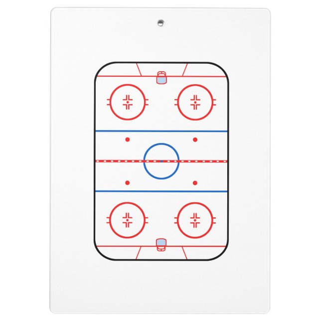 Porte-bloc Compagnon de match de hockey de diagramme de (Dos)