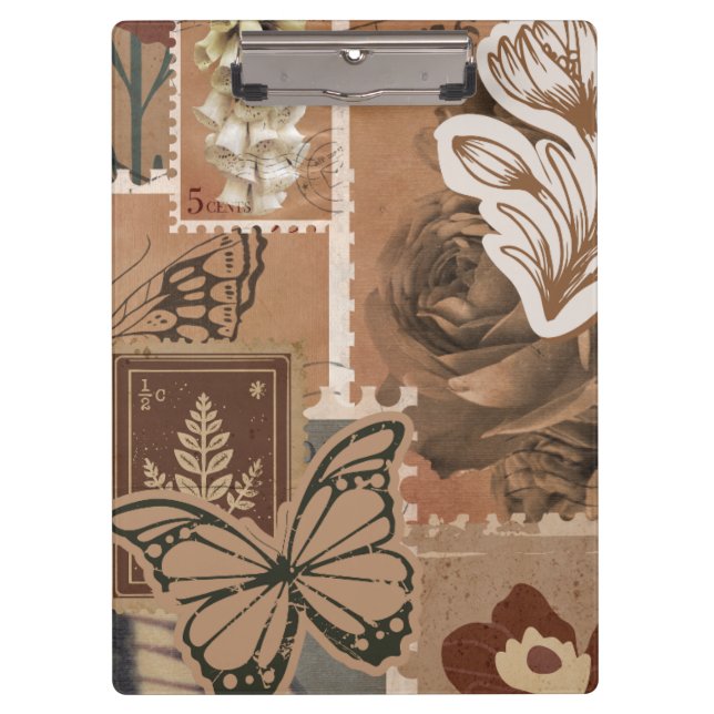 Porte-bloc Conception Brown esthétique vintage (Devant)