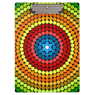 Porte-bloc Conception d'art mandala abstrait pointillé-65904