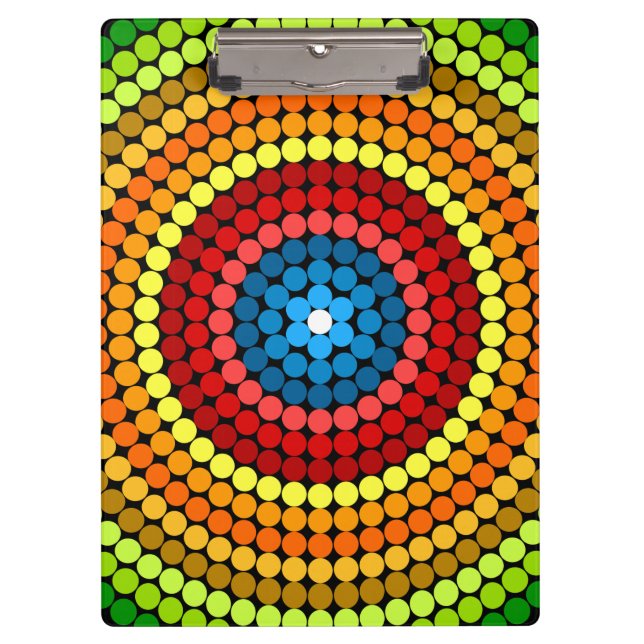 Porte-bloc Conception d'art mandala abstrait pointillé-65904 (Devant)