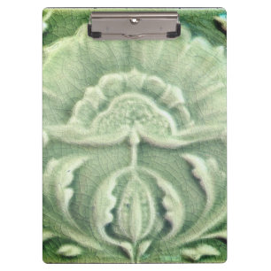 Porte-bloc Conception de carreau de fleur de style art nouvea