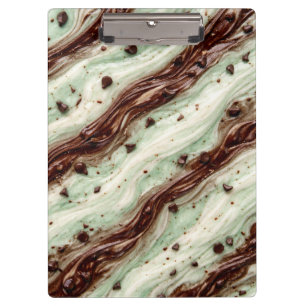 Porte-bloc Conception de marbre Milkshake Menthe Chocolat