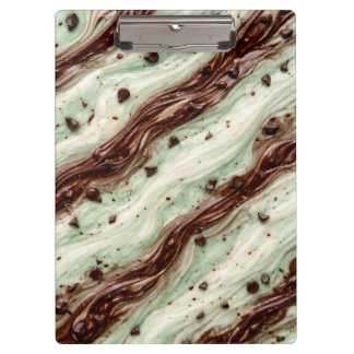 Porte-bloc Conception de marbre Milkshake Menthe Chocolat