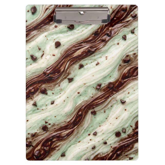 Porte-bloc Conception de marbre Milkshake Menthe Chocolat (Devant)