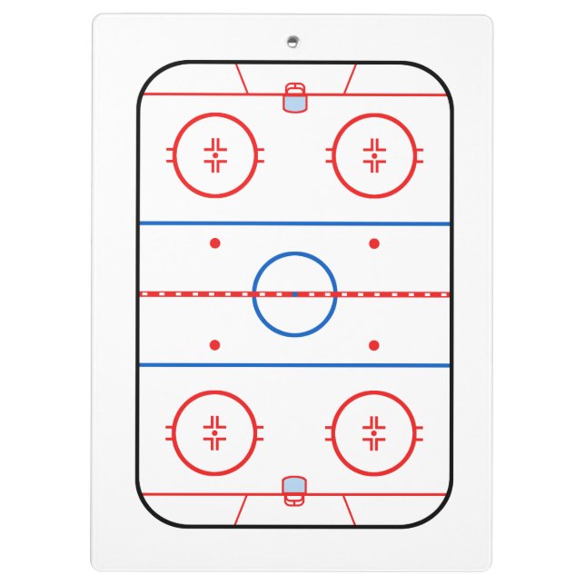 Porte-bloc Conception de match de hockey de diagramme de (Dos)